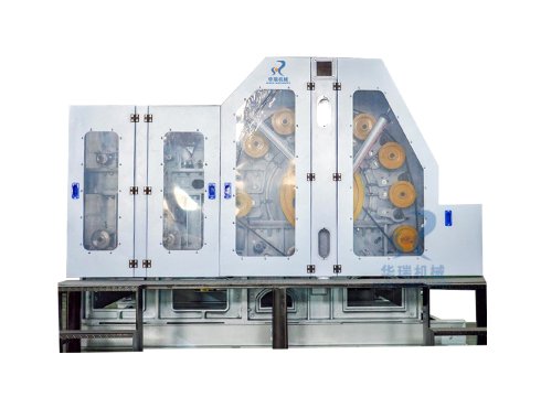 HR2000 single cylinder and double doffer carding machine