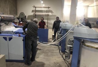 HURUI FA186G absorbent cotton carding machine enters European market